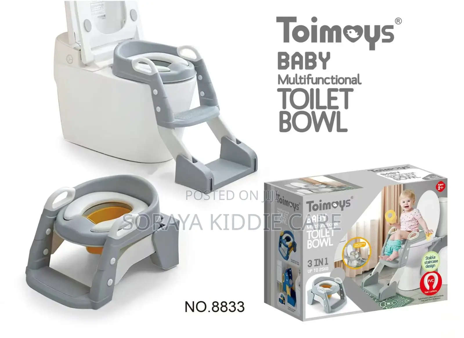 Baby Multifunctional Toilet Bowl and Ladder