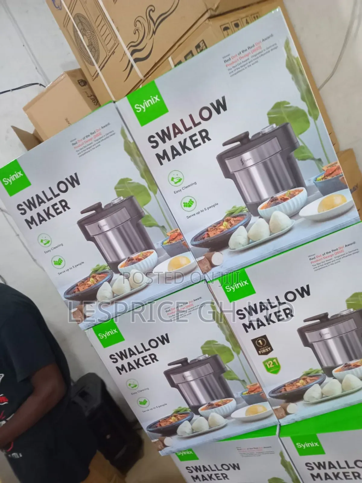Durable Syinix Swallow Maker: 5l Capacity