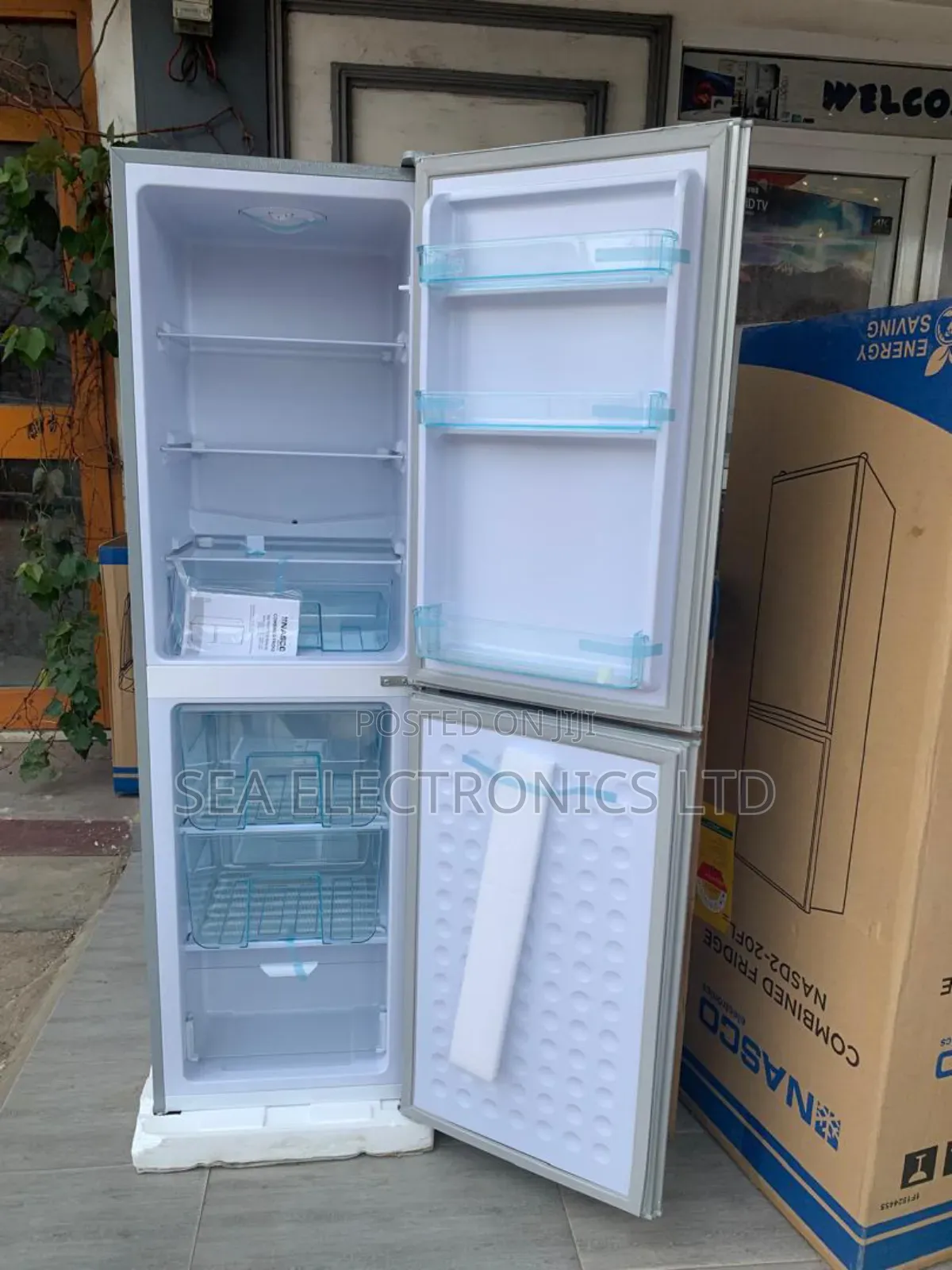 Nicely Packaged  Nasco 196LTR Double Door Bottom Freezer