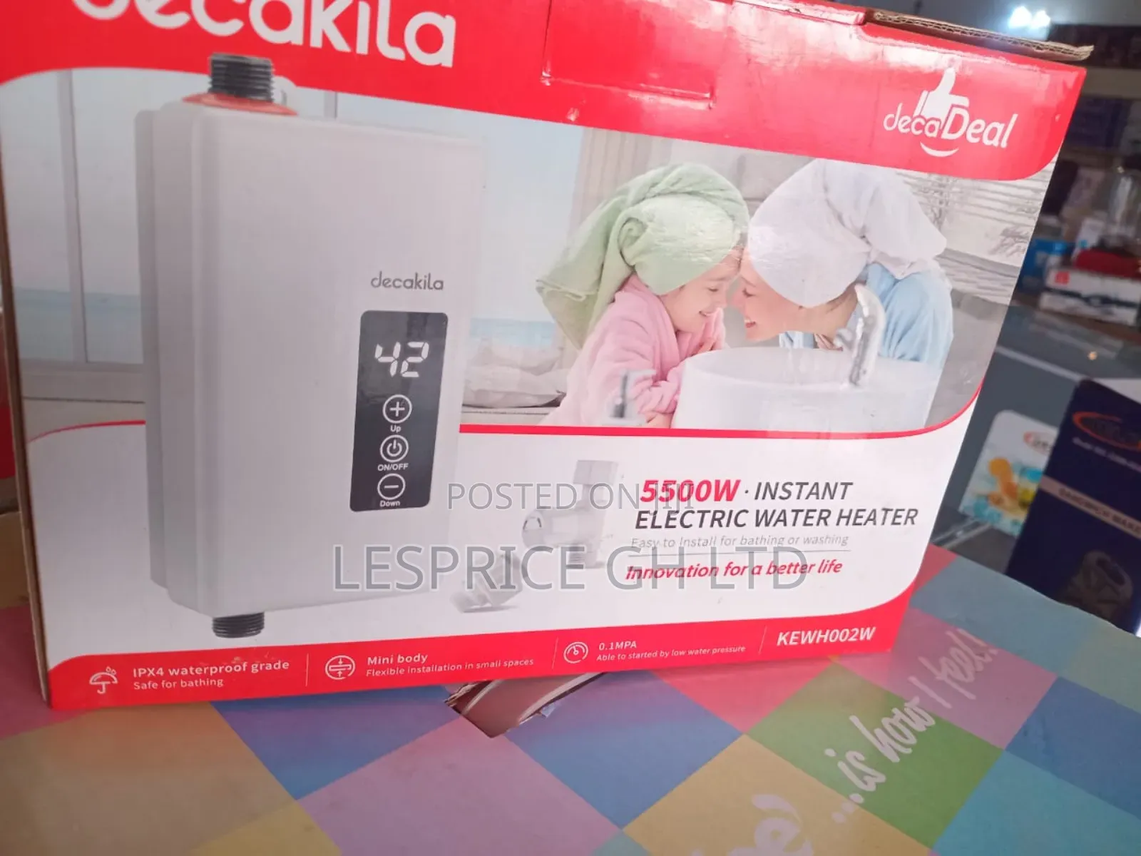 Instant Hot Water in Seconds: Decakila Heater