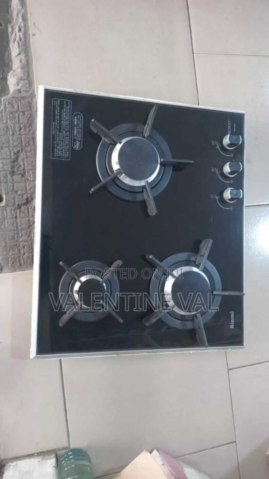 Rinnai 3 Burners Cooking Stove Very Powerful