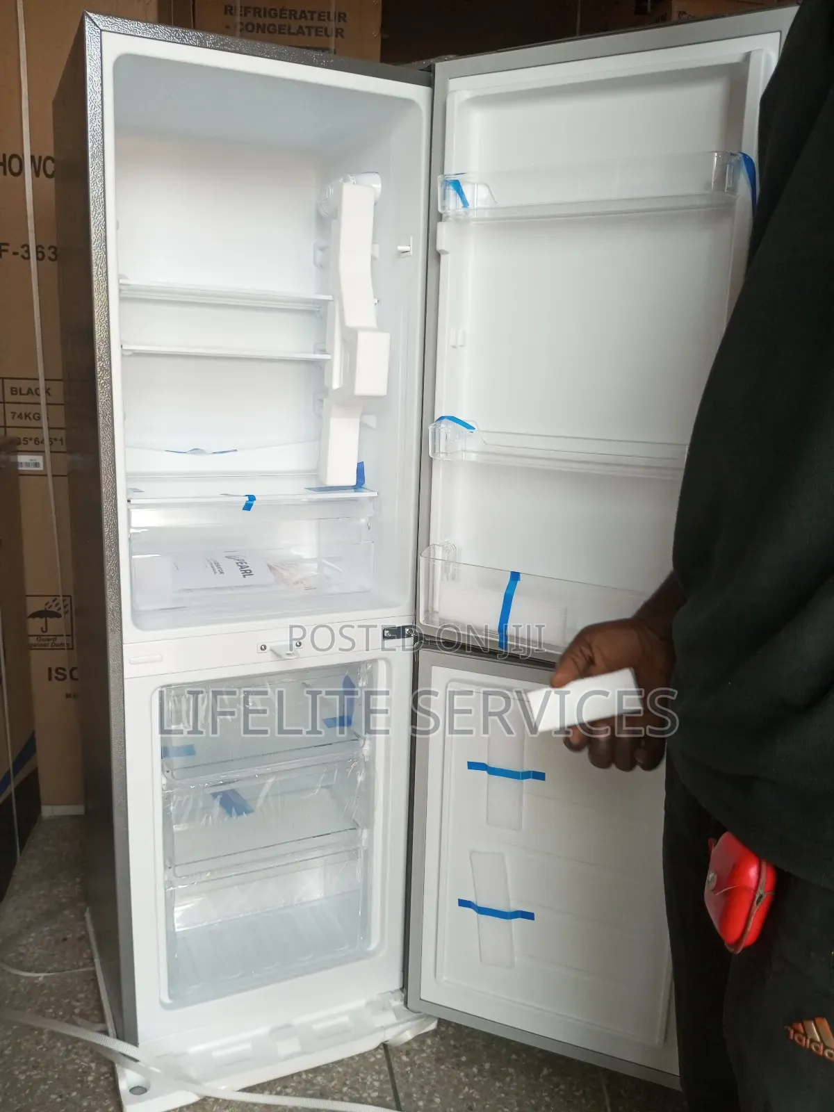 Pearl 2 Door Fridge Bottom Freezer 157 L
