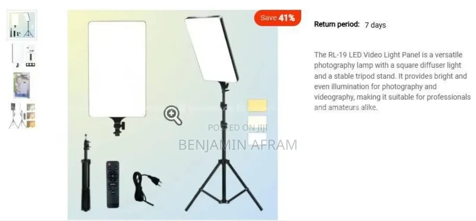 Ring Light Rectangular Light Panels