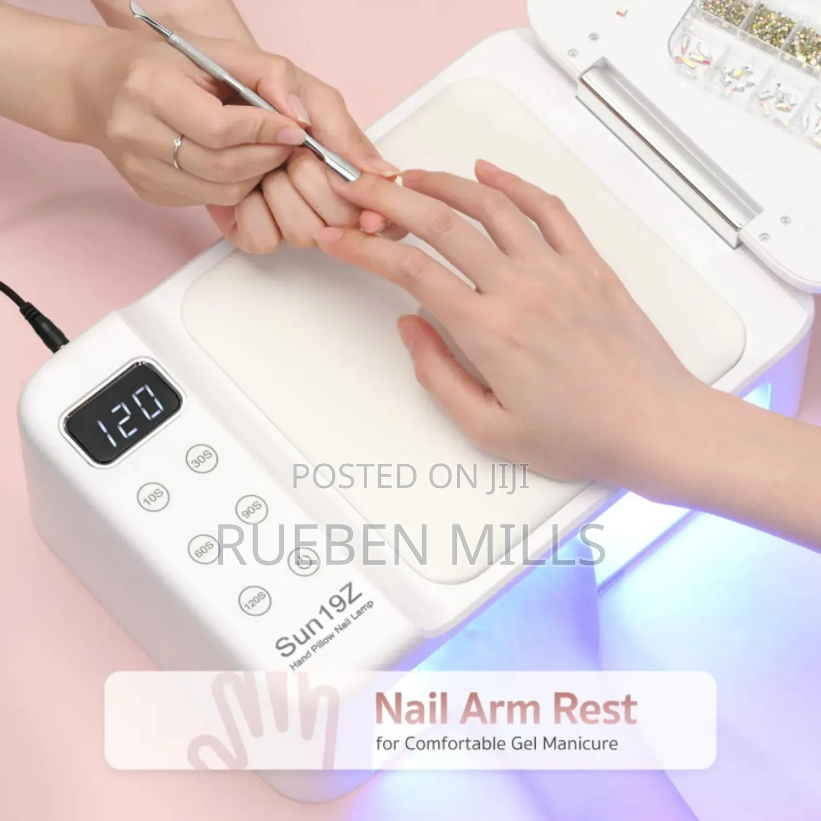 Two Hands Foldable Manicure Arm Rest Nail Dryer - Sun 19z Armrest