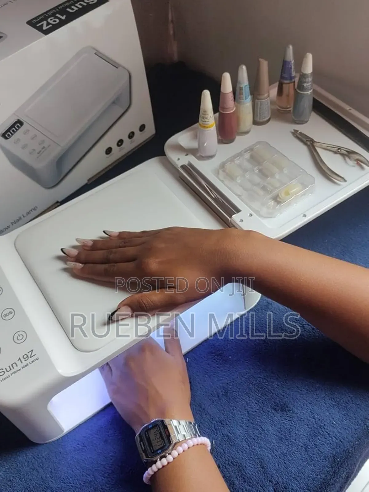 288W Large Size 3 in 1 Arm Rest With UV LED Light Nail Dryer