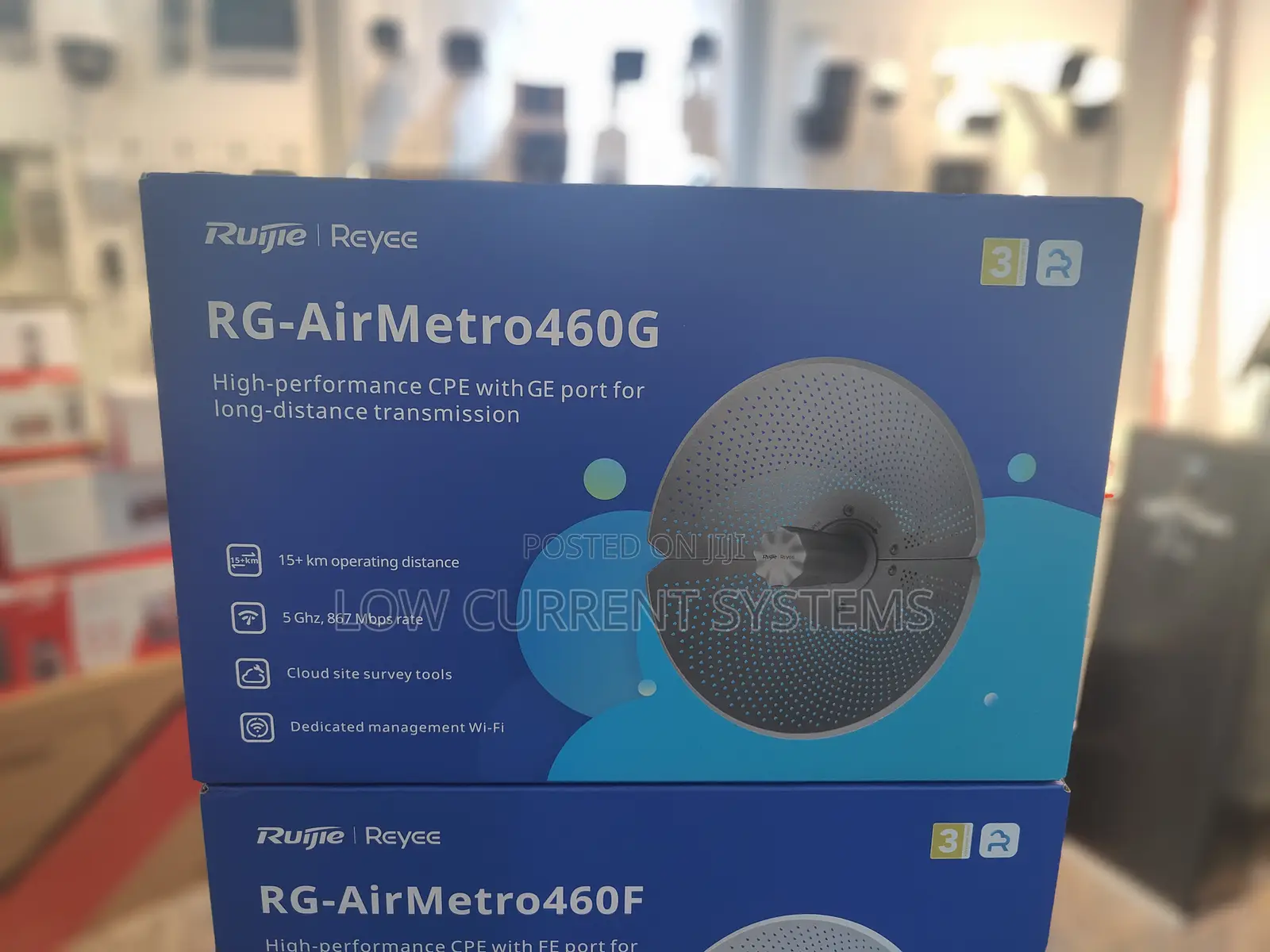 Ruijie Airmetrog Bridge Cpe PTP PTMP 1000mbps Wireless Long