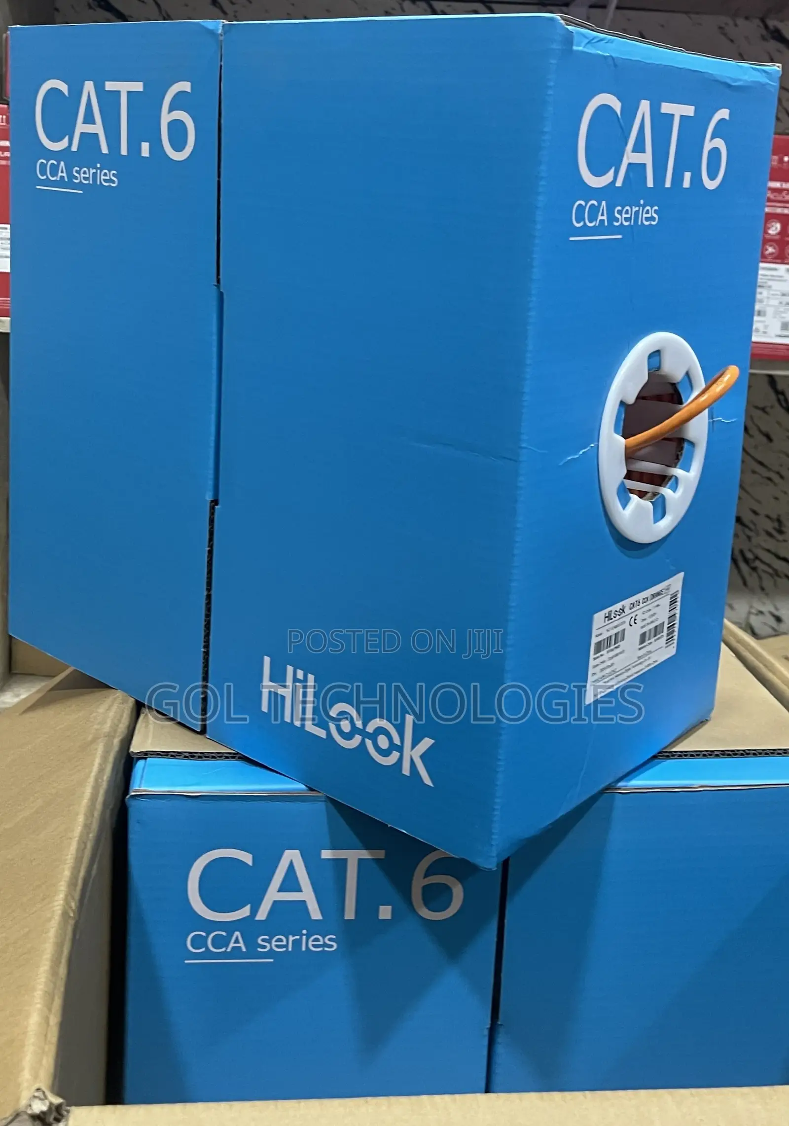 Cat6 305m Cable Utp Hilook Original Cca (Orange) Nc-1ln6uu