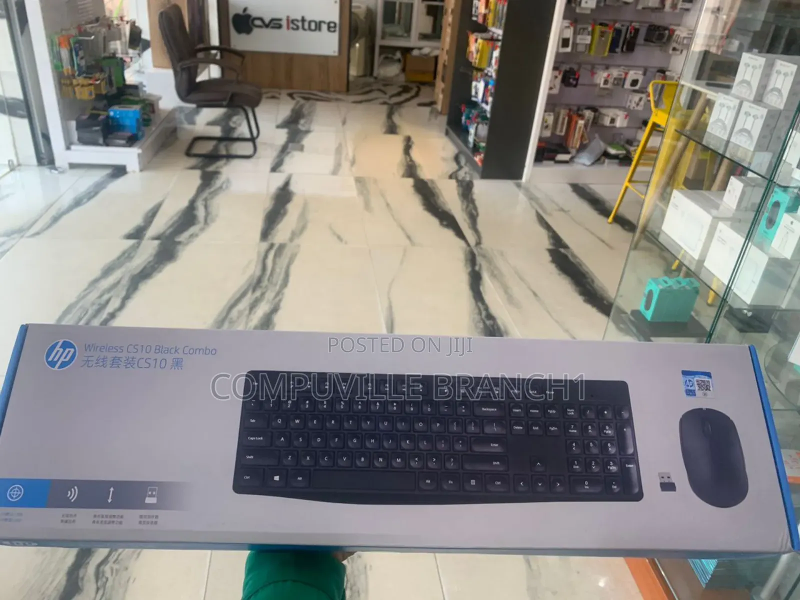 HP Wireless CS10 Black Combo