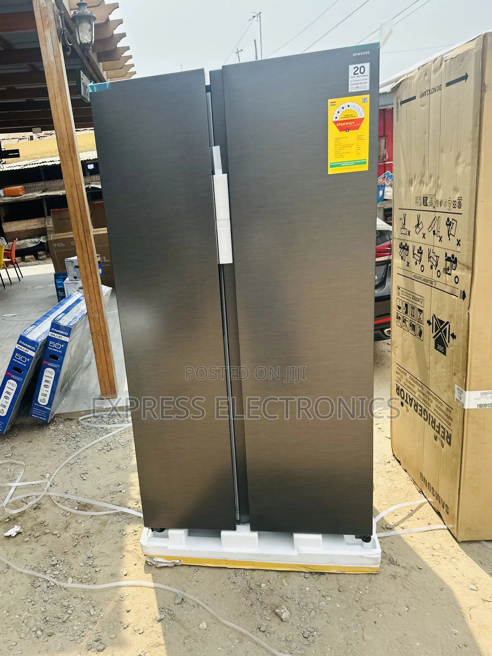 The Double Door Samsung Rs57dg4000b4 Side by Side Fridge