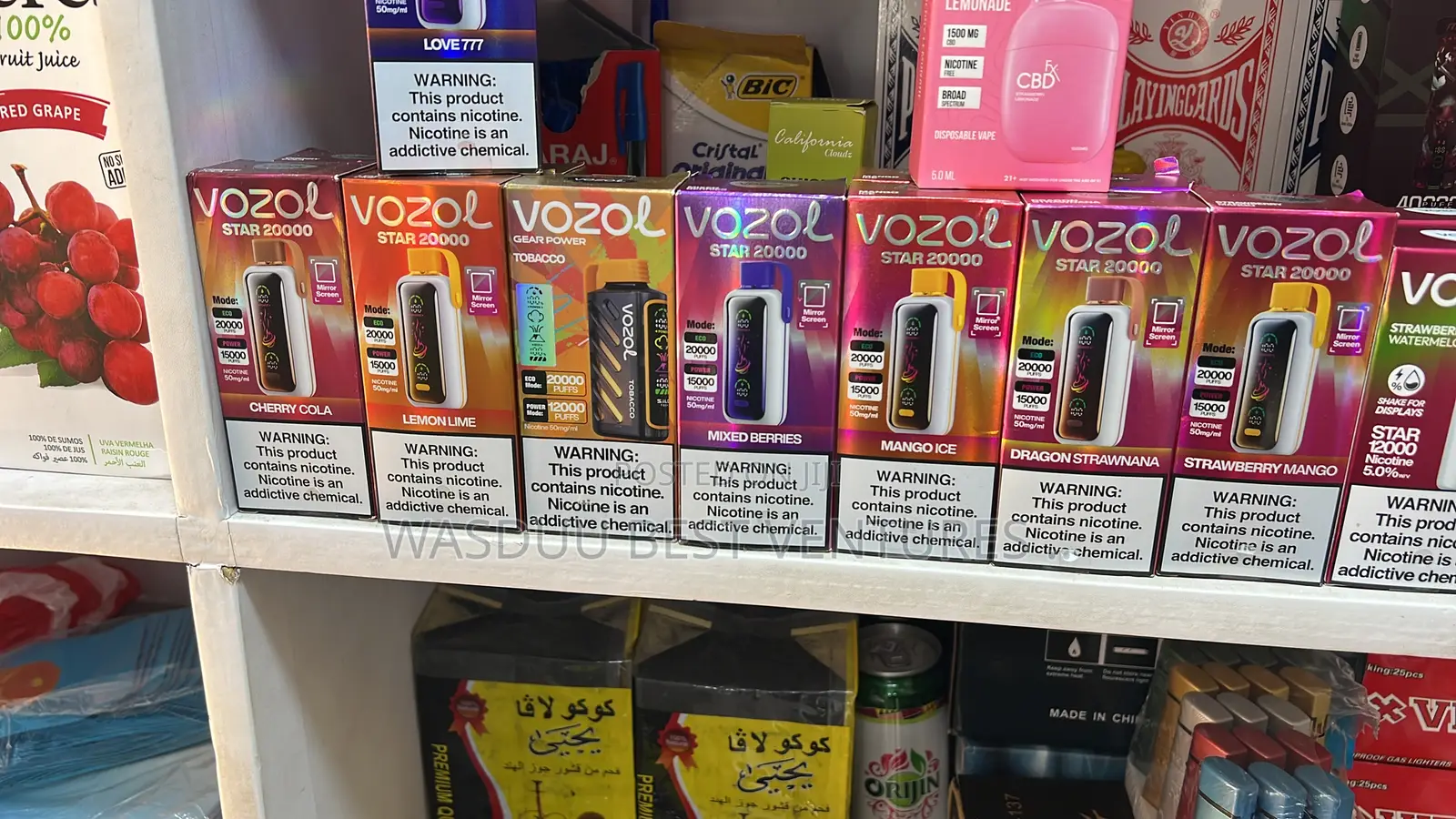 Vozol Vape 12000puff 20000puff and 24000puff