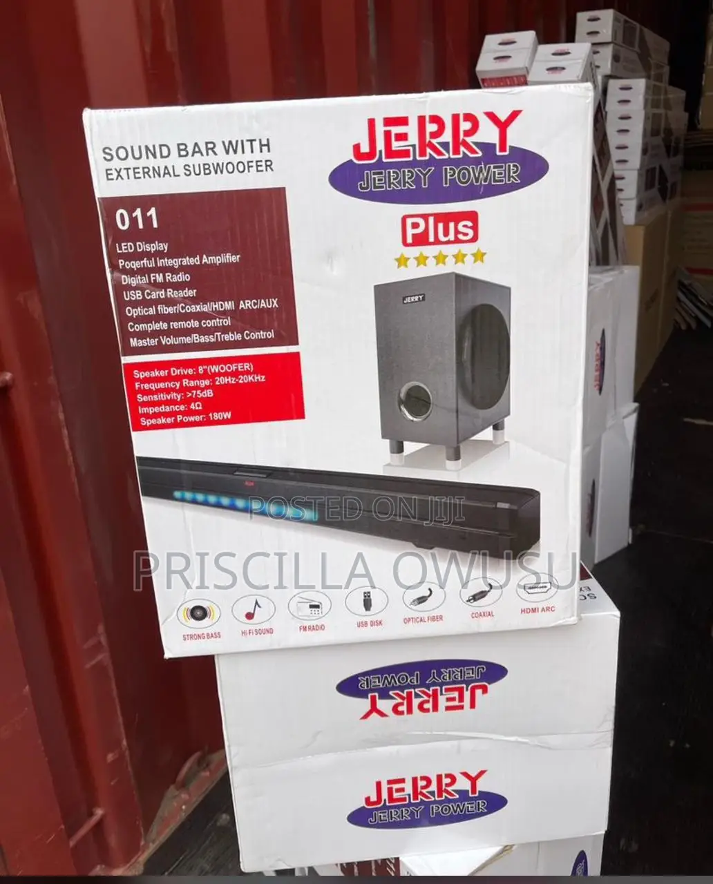 Jerry Soundbar and Woofer