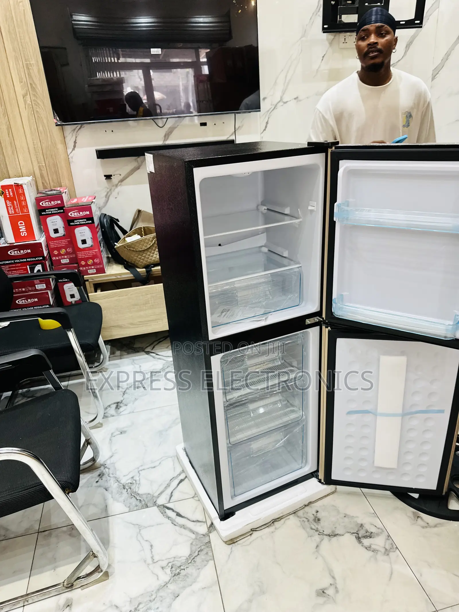 Frosty  Fridge Double Door Nasd2-18fl Gold
