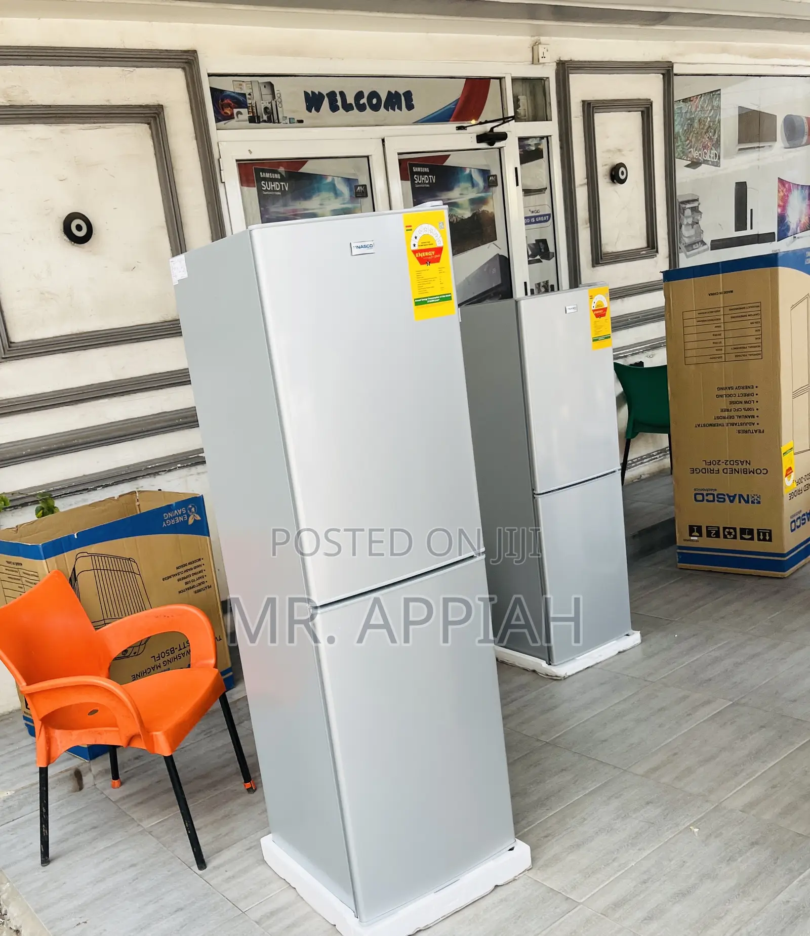 Energy Saving Nasco D2-24fl Double Door Fridge