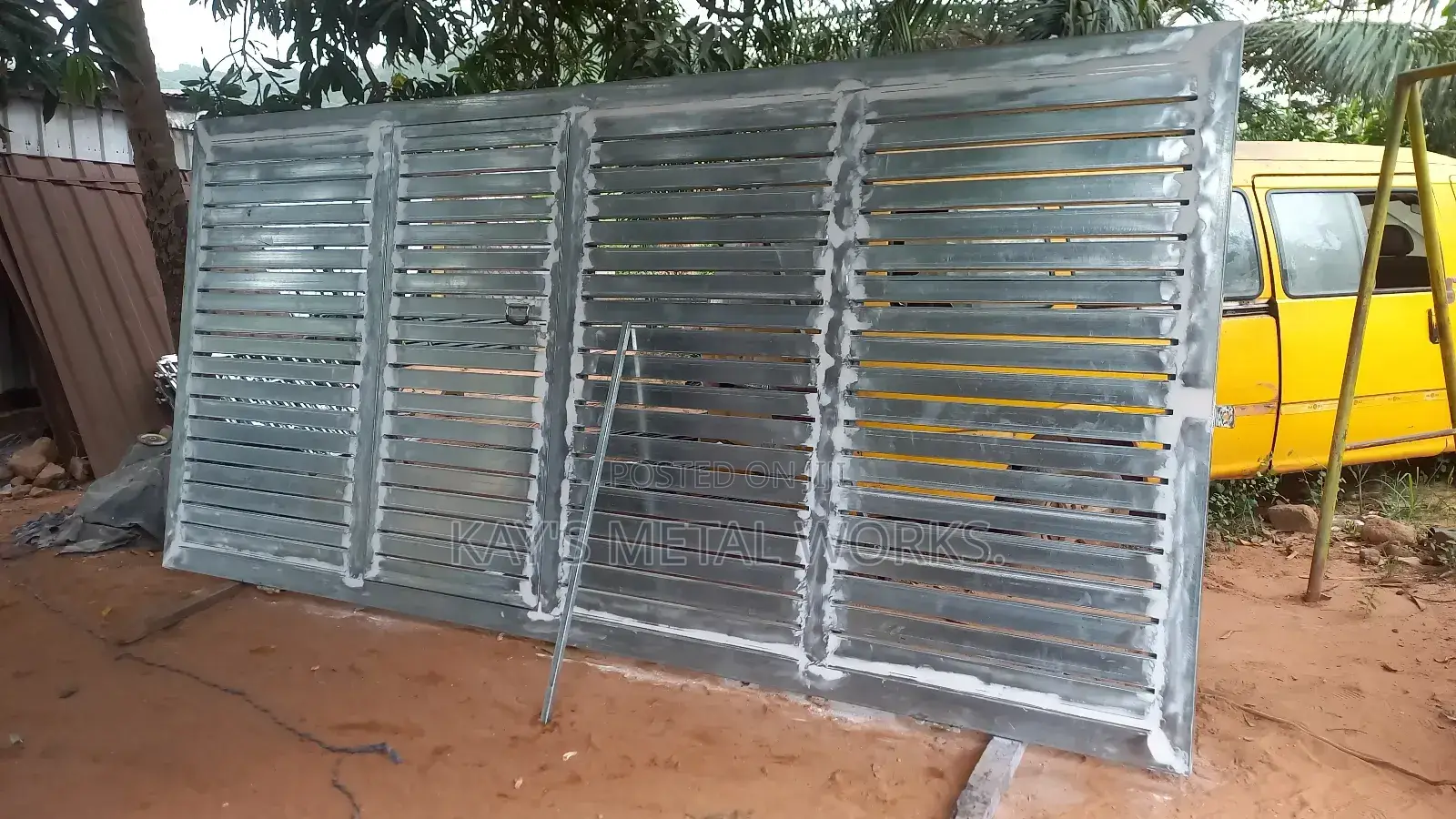 Galvanized Metals Gate