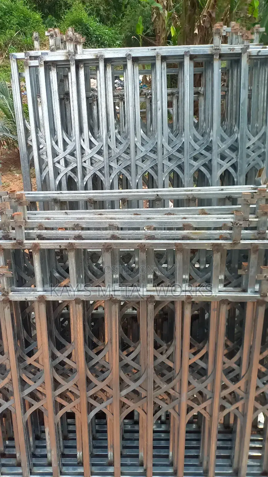 Galvanized Burglar Proof Windows Security Grilles