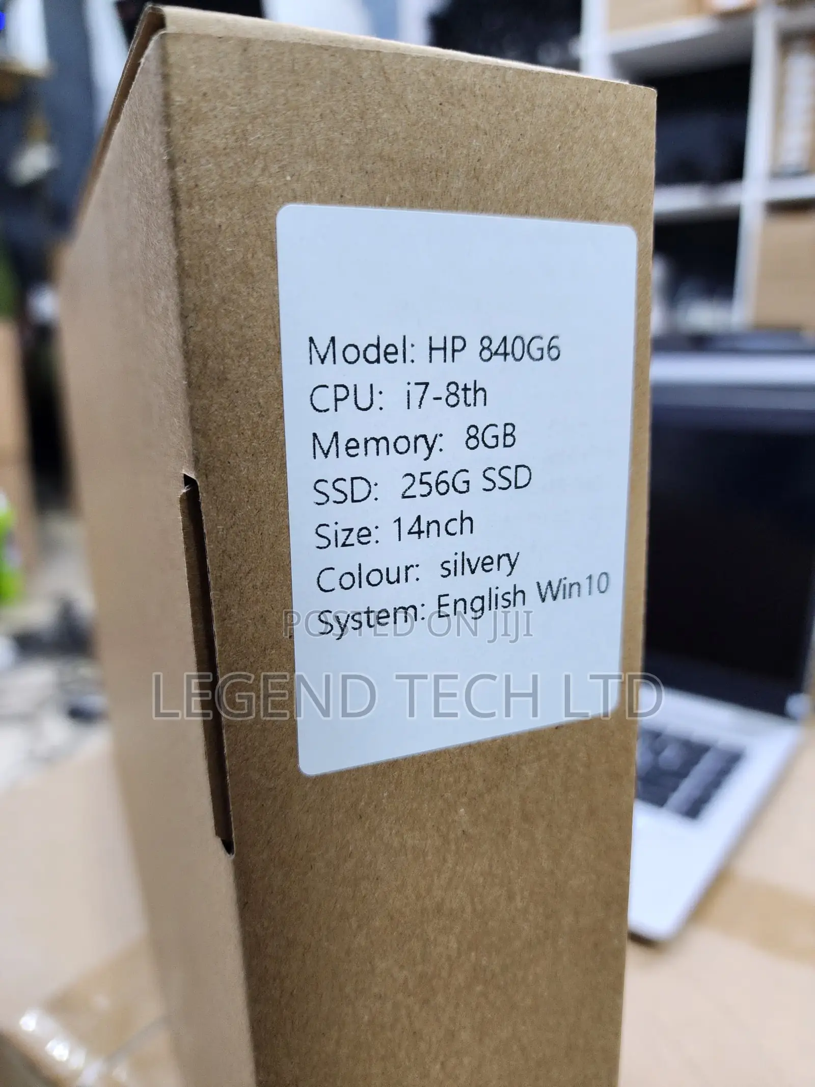 New Laptop HP EliteBook 840 G6 8GB Intel Core I7 SSD 256GB