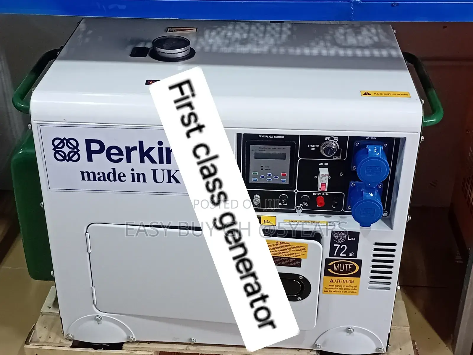 People's Choice Perkins Silent Diesel Generator 10kva 13000w