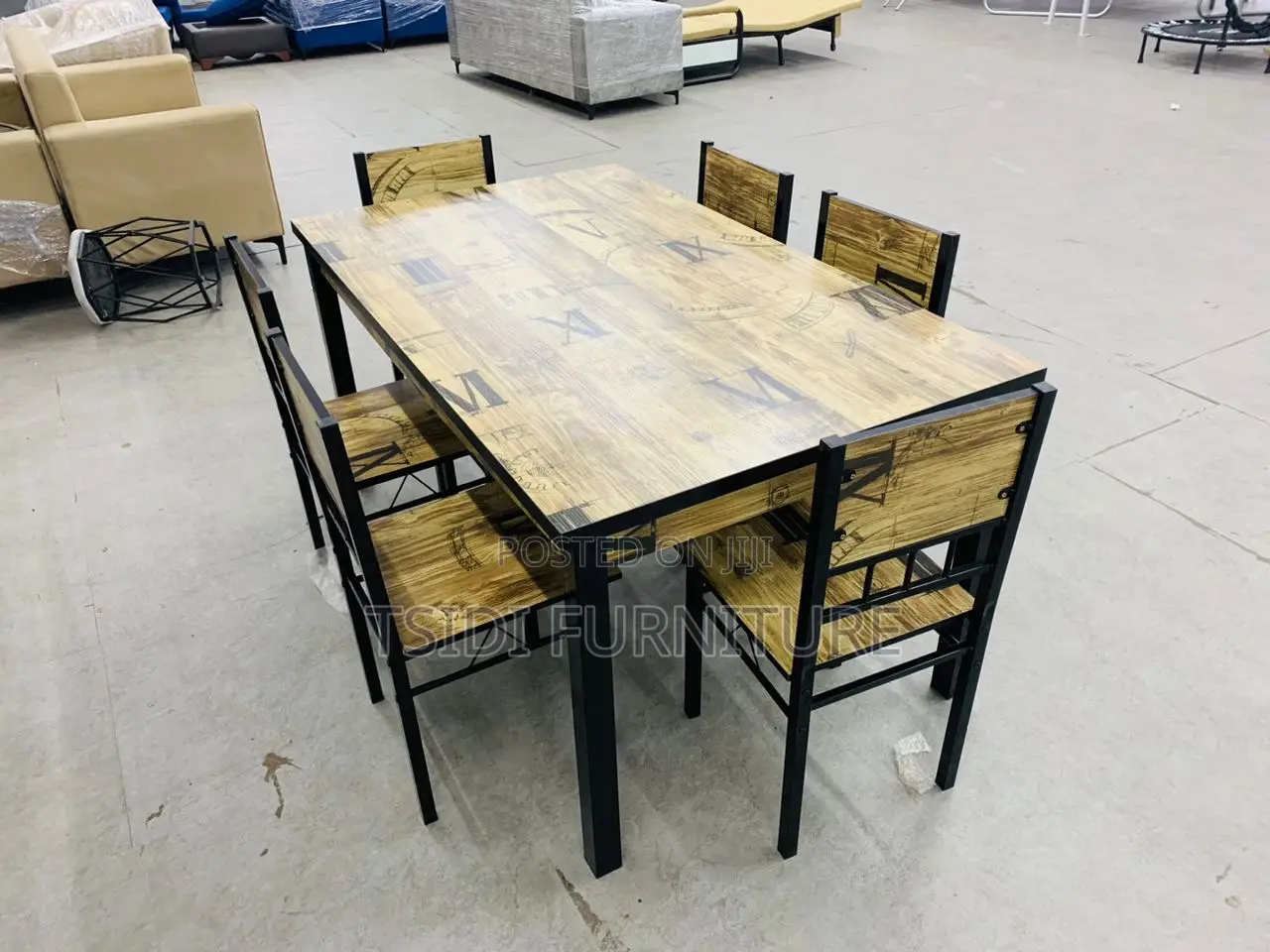 Quality Dining Sets With 6chairs A26/B26