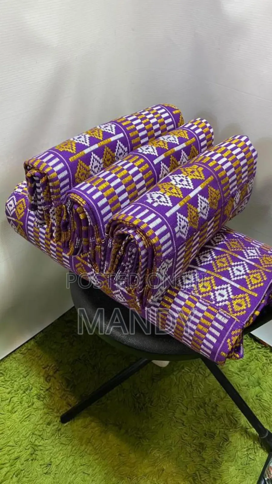 Bonwire Kente Going for 6 Yards for 650 Cedis