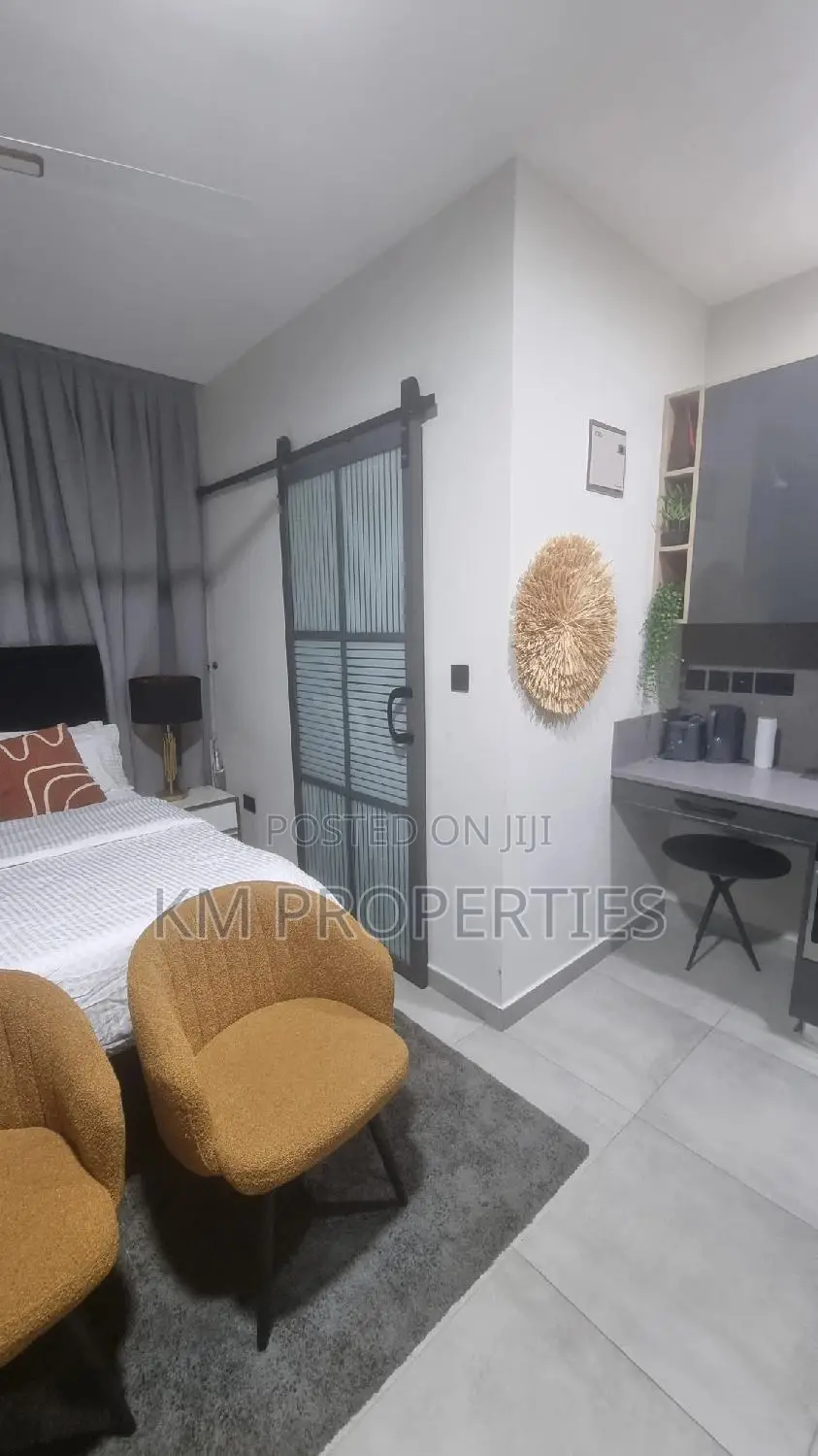 Furnished Single Studio Airbnb With a Lobby.