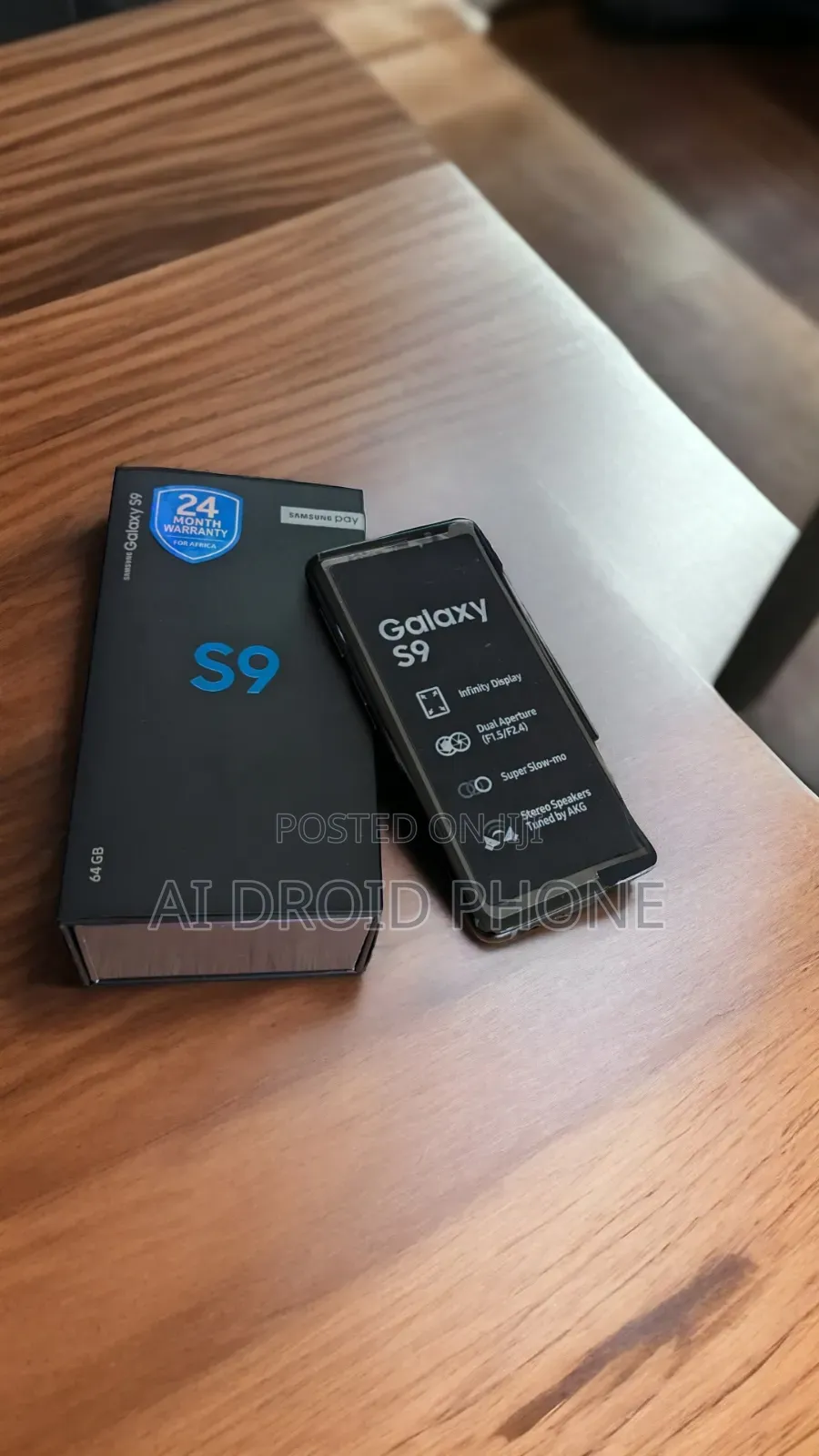 New Samsung Galaxy S9 64 GB Gray