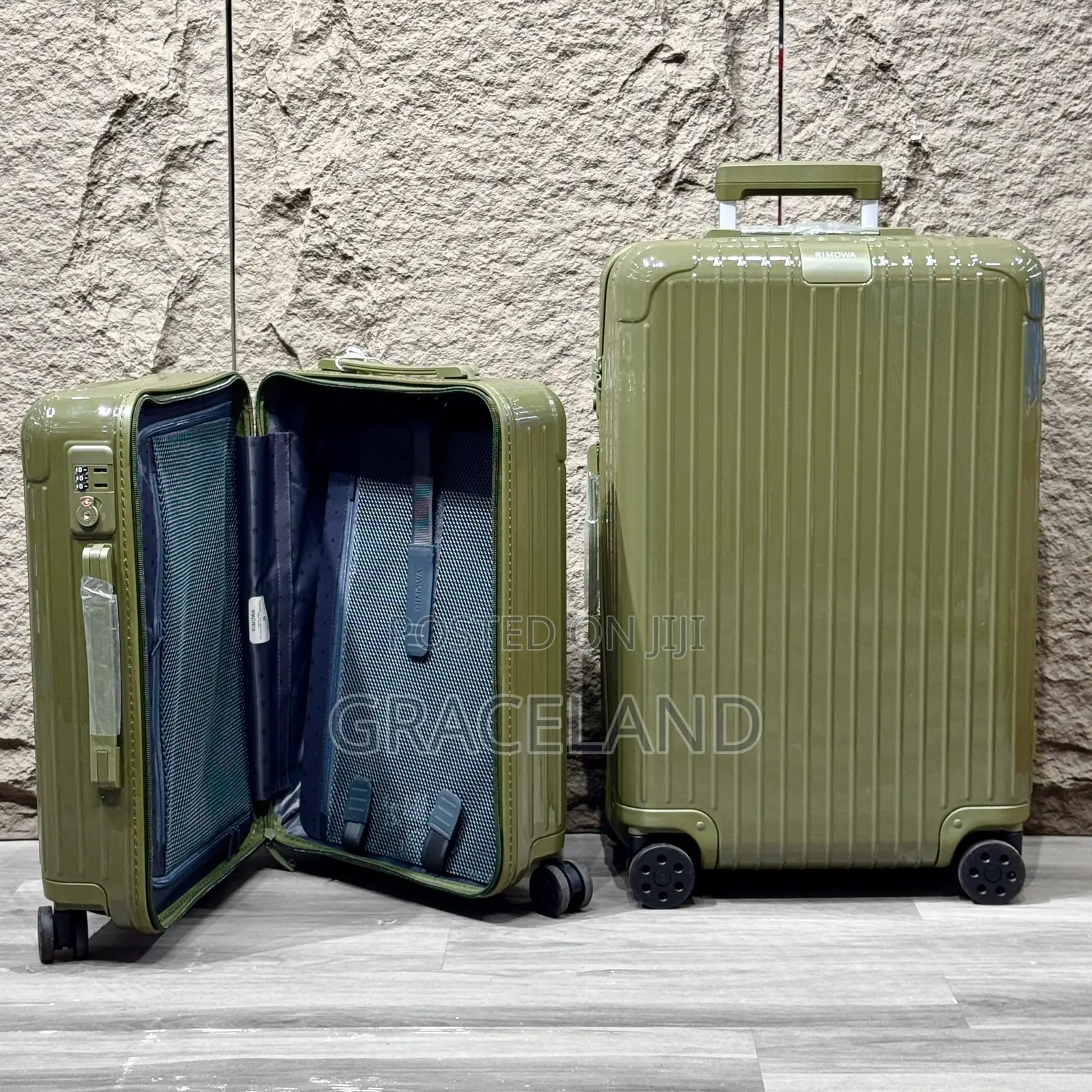 Original Fiber Luxury Rimowa Anti- Crack Suitcase Set 2