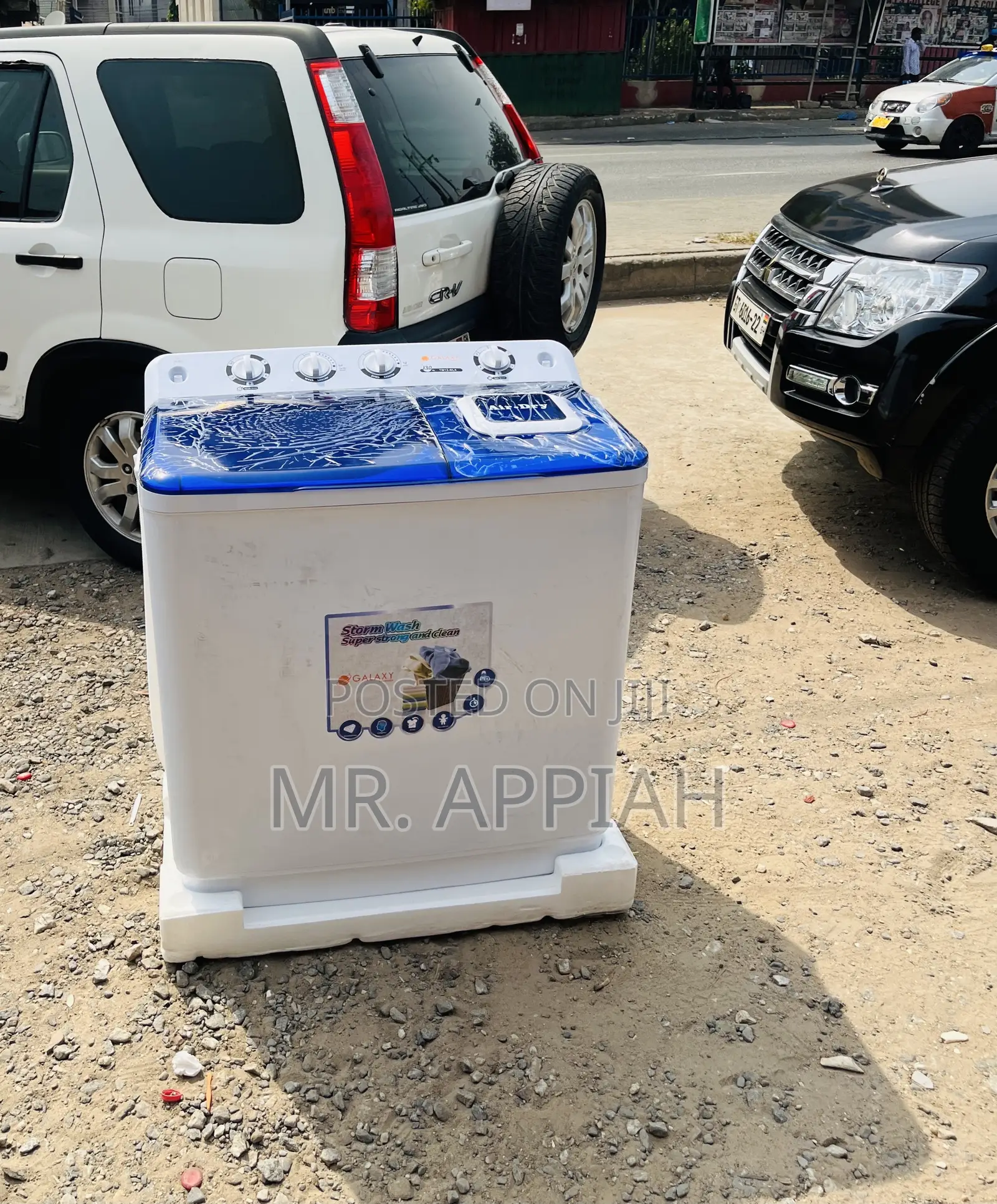 Sleek Design Galaxy 13kg Semi-Auto Electric Washing Machine