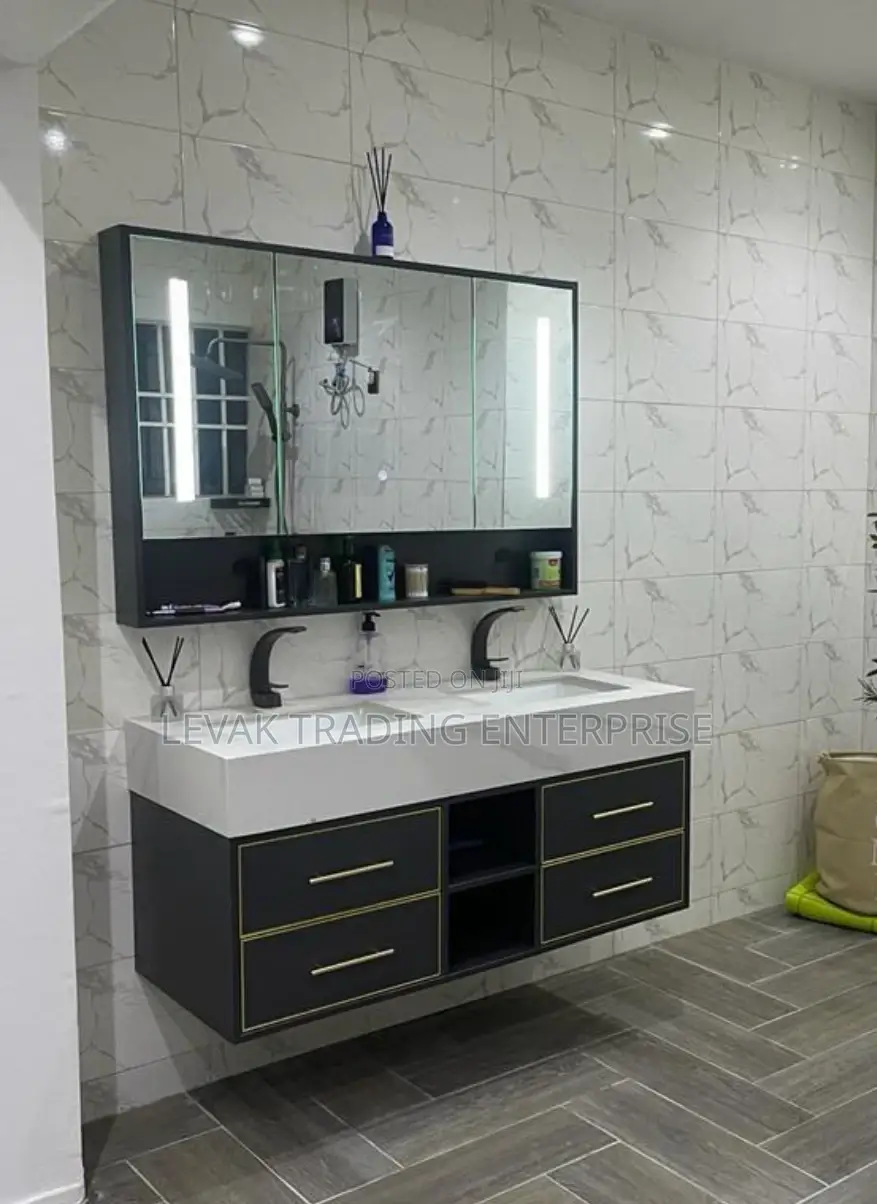 Double Cabinet Basin - Marble Type