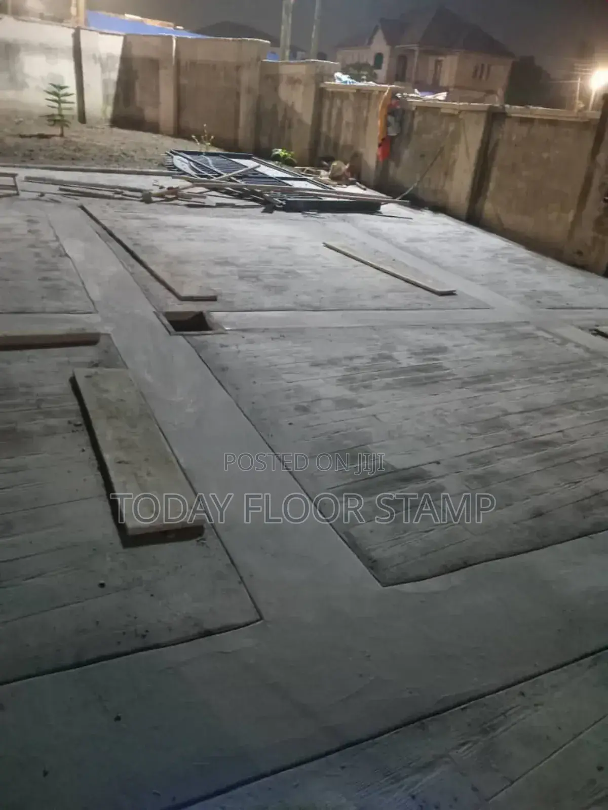 Wood Concrete Stamp