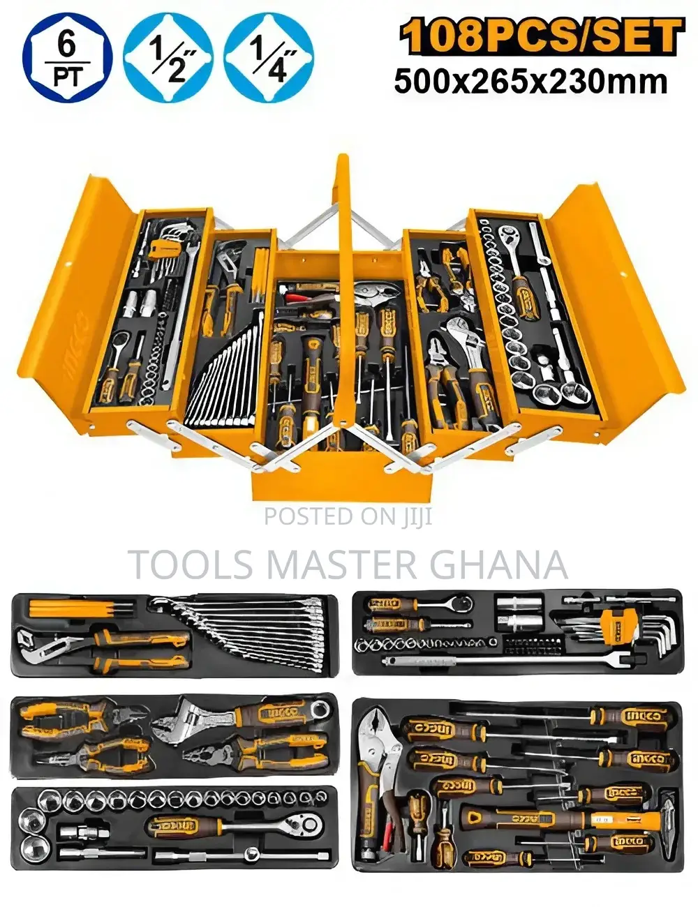 108 PCS Tool Chest Set - Htcs151081