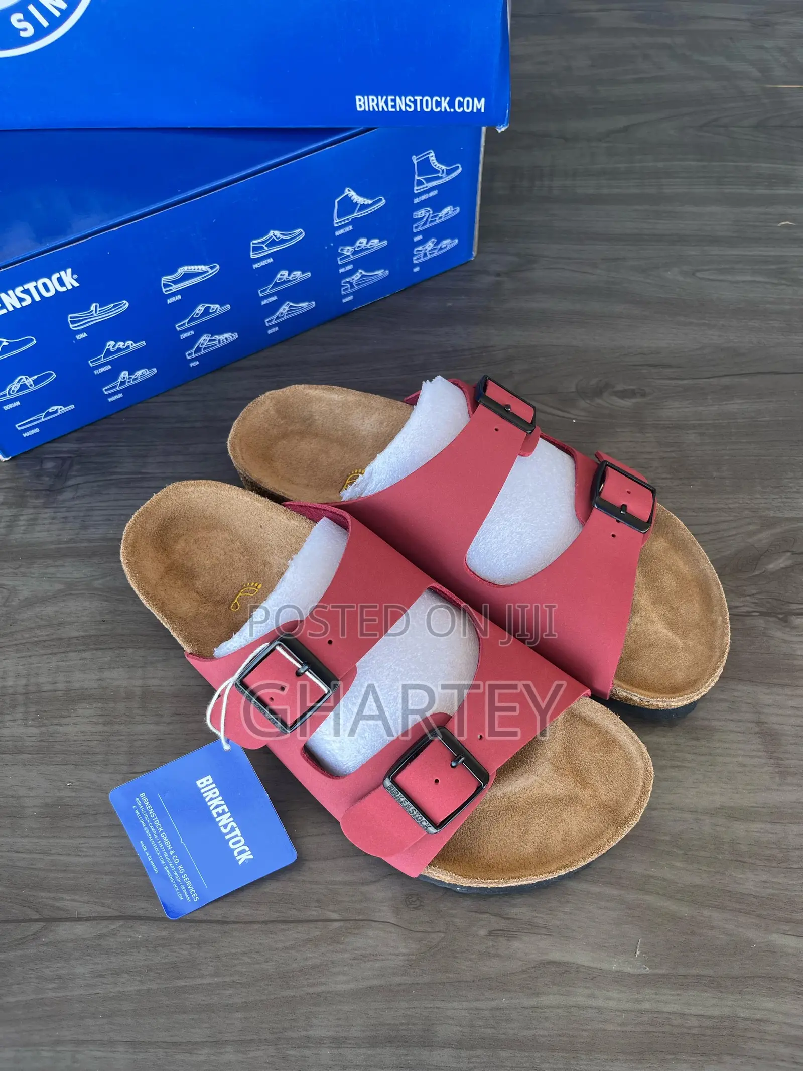 Burgundy Two Straps Arizona Birkenstock