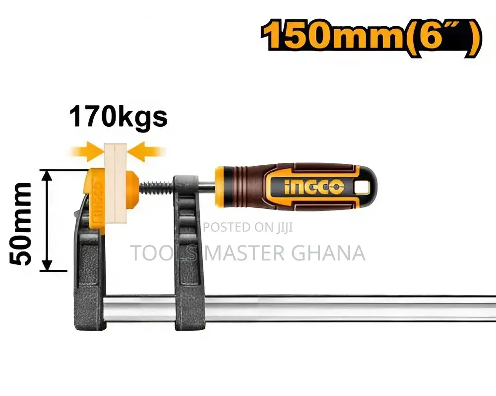 F Clamp With Plastic Handle - Hfc020501