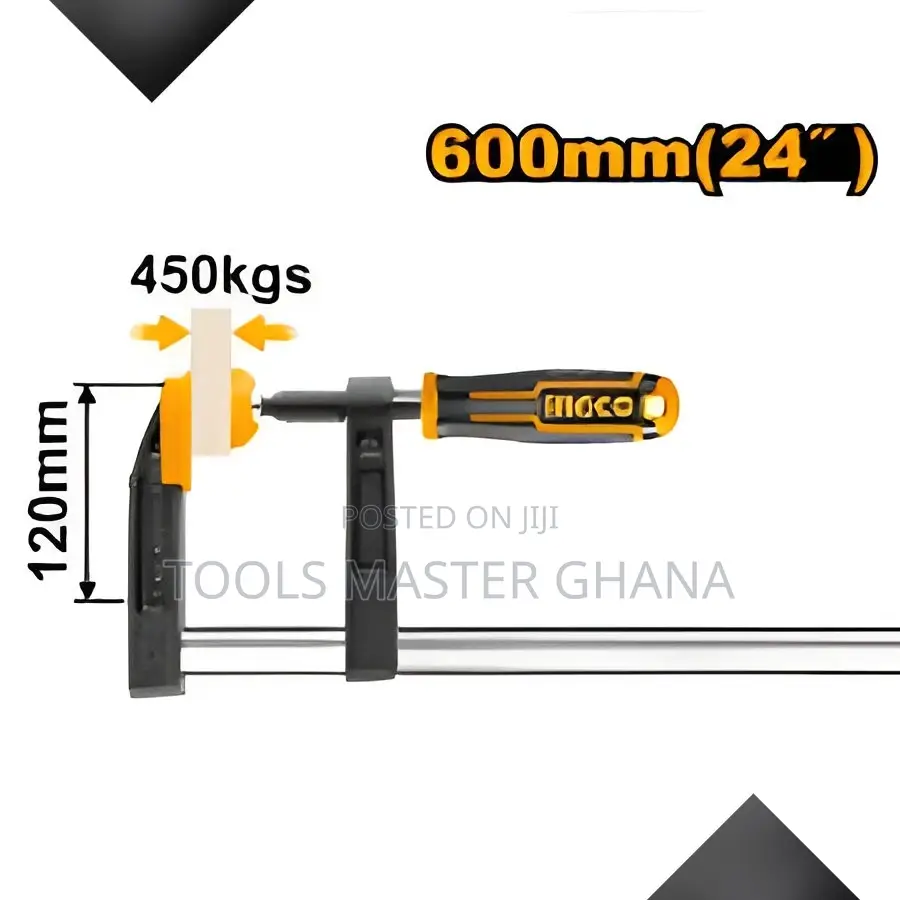 F Clamp With Plastic Handle - Hfc021205