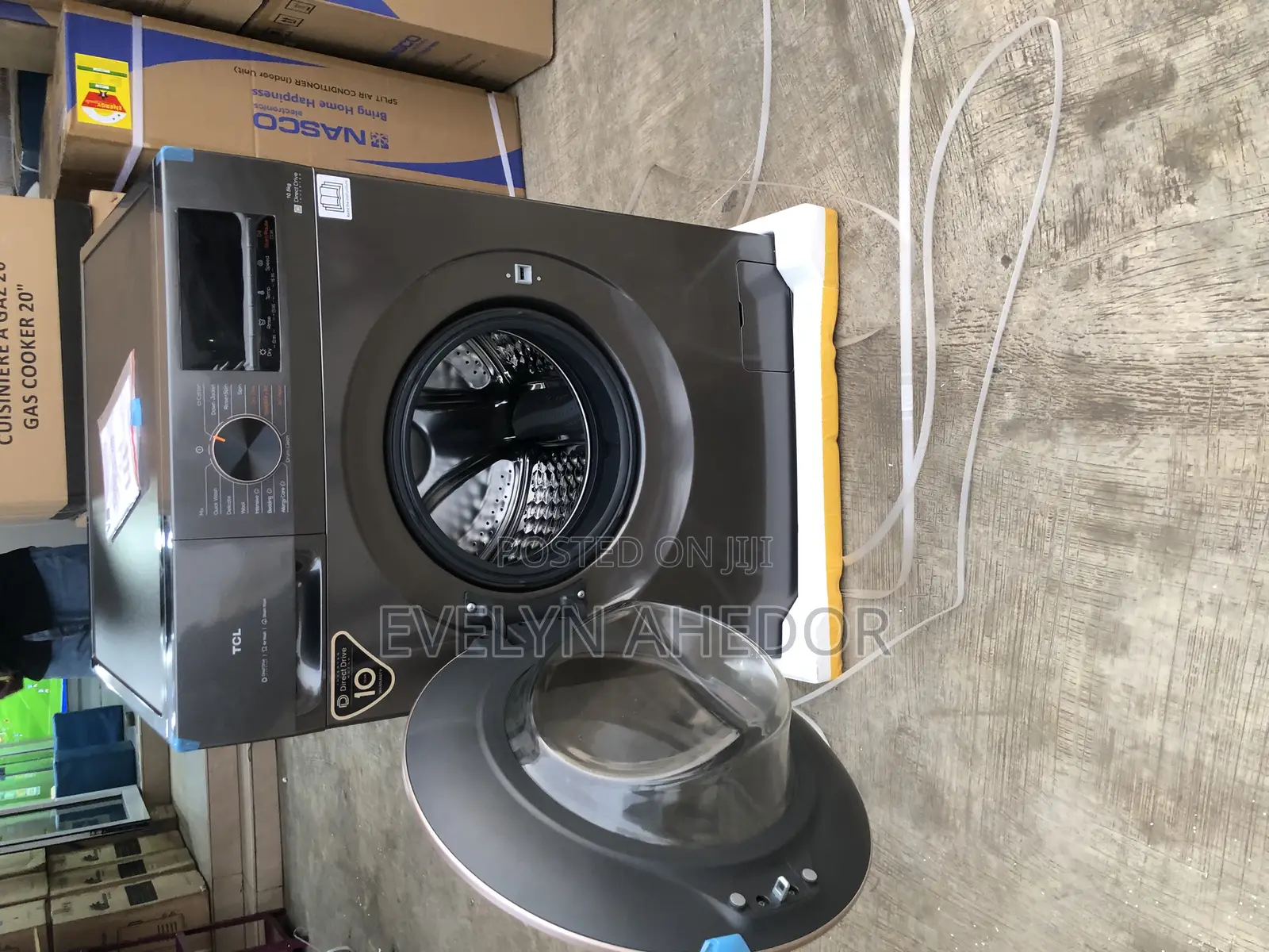 Brand New TCL Front Load Washing Machine 10.5 Kg Full Automat