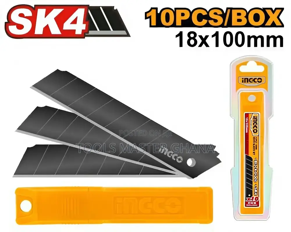 10 Pcs 18mm Knife Blades Set - Hkncb181