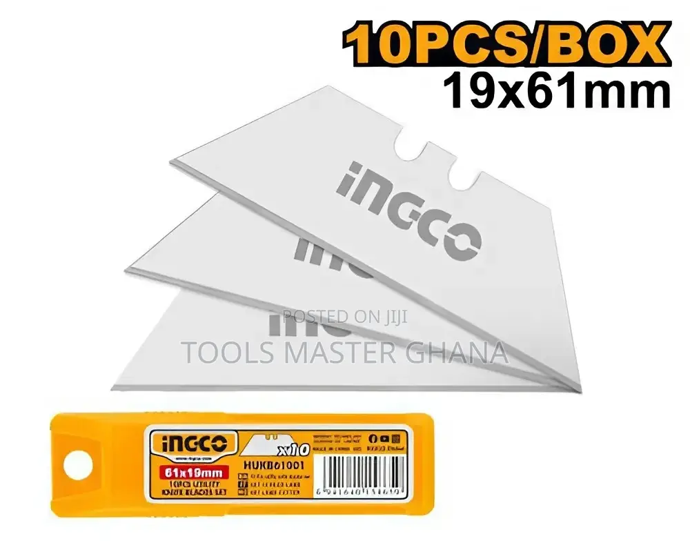 10 Pcs Utility Knife Blades Set - Hukb61001