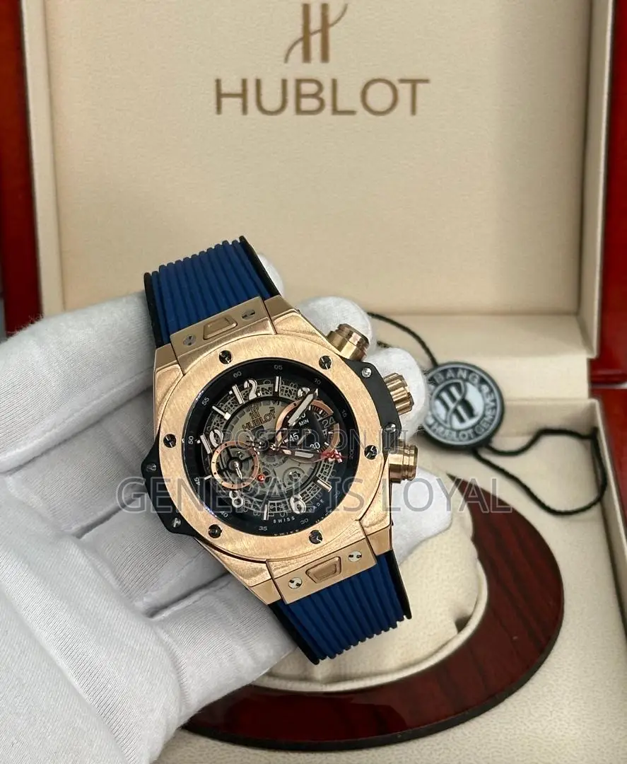 Big Bang Unico King Gold Blue Ceramic 44 Mm