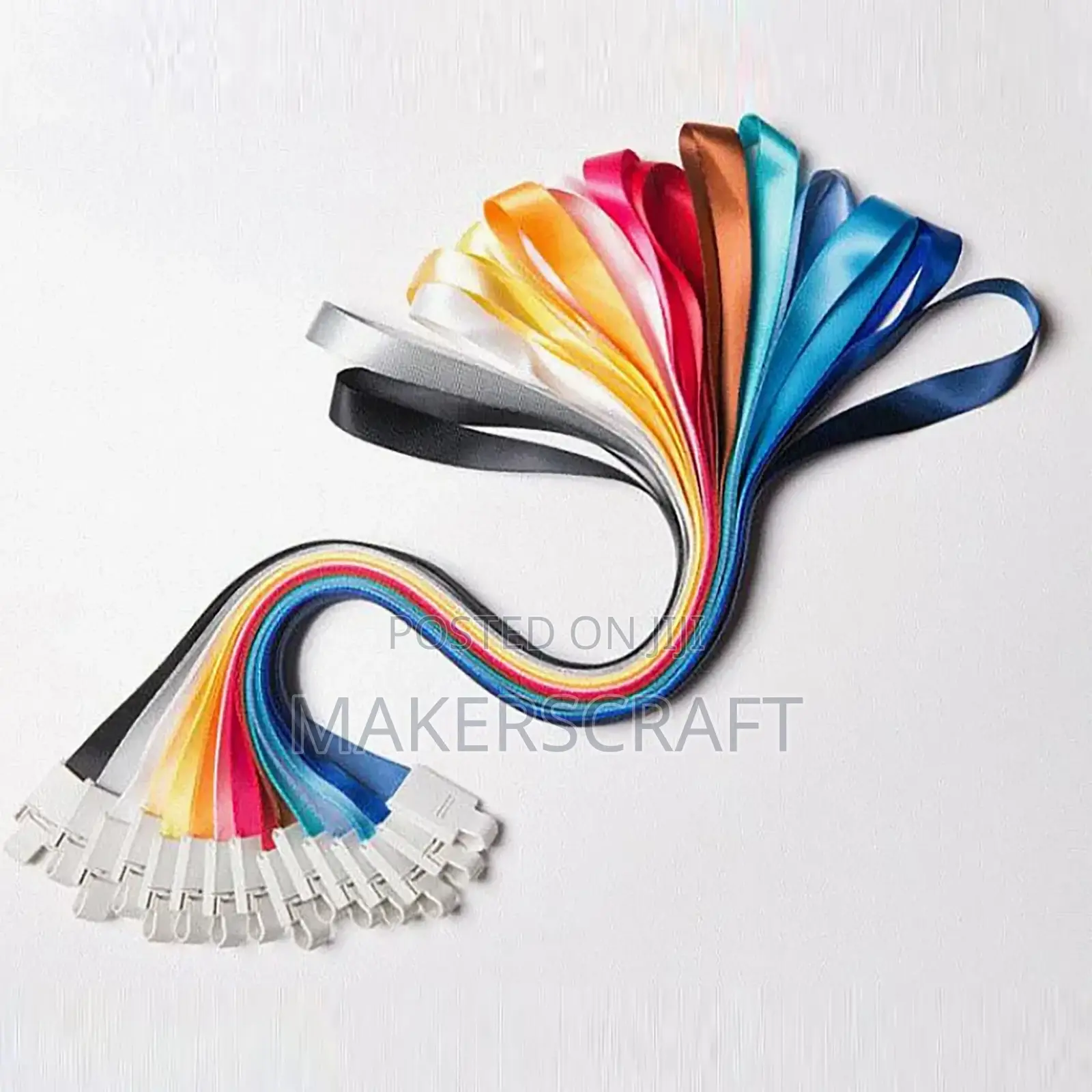 Lanyard, Plain Lanyard With Plastic Hook for ID Card Holder