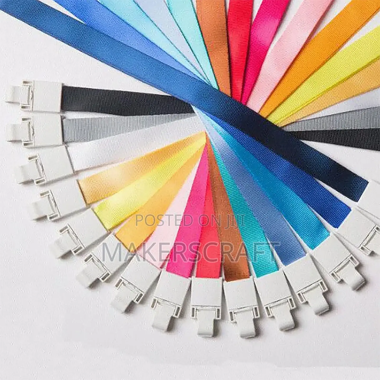 Lanyard, Plain Lanyard With Plastic Hook for ID Card Holder