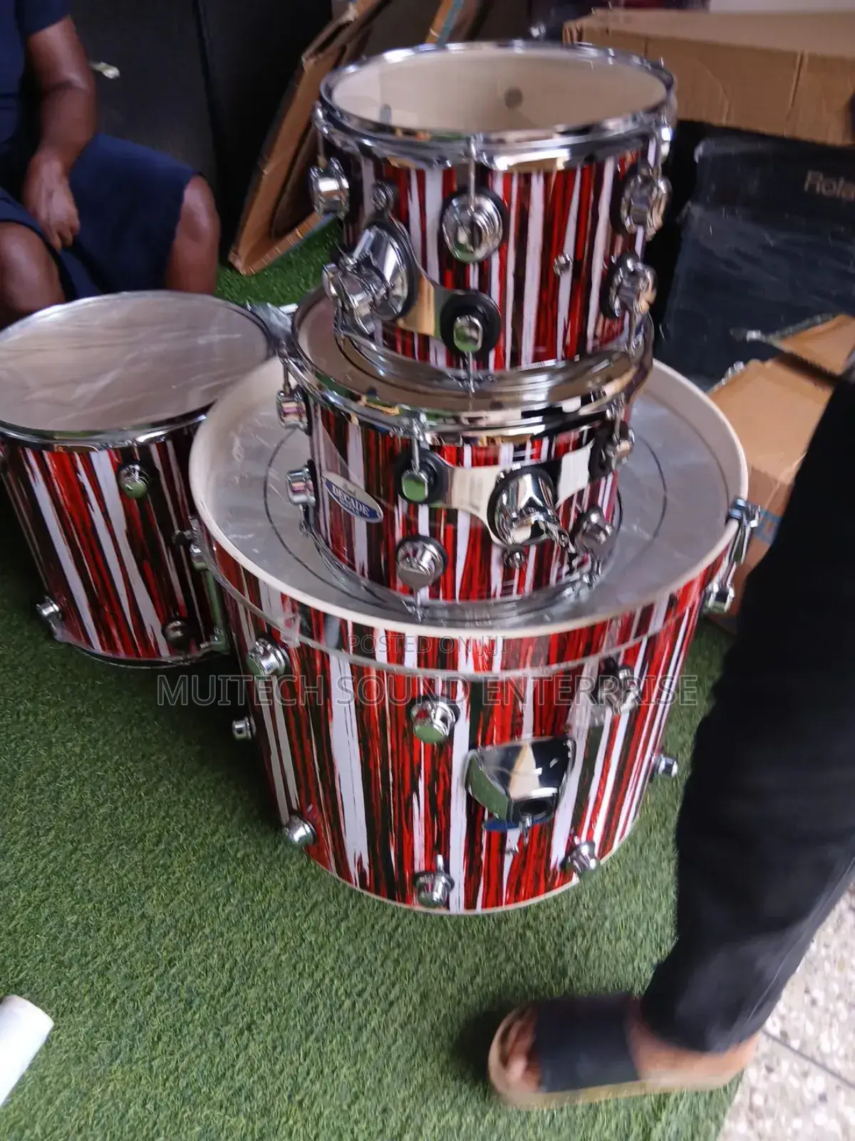 Pearl Drums Set 5pcs