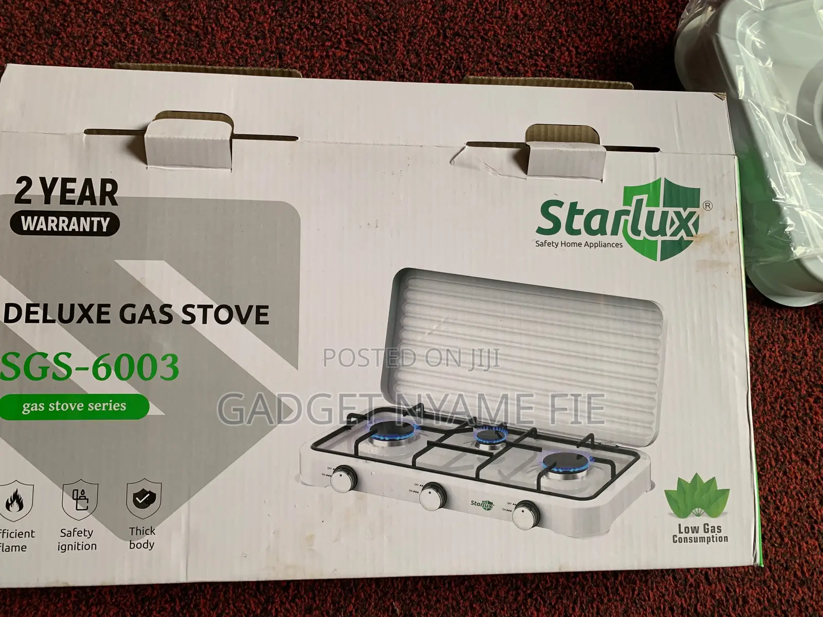 Starlux Gas Stove - 3 Burners