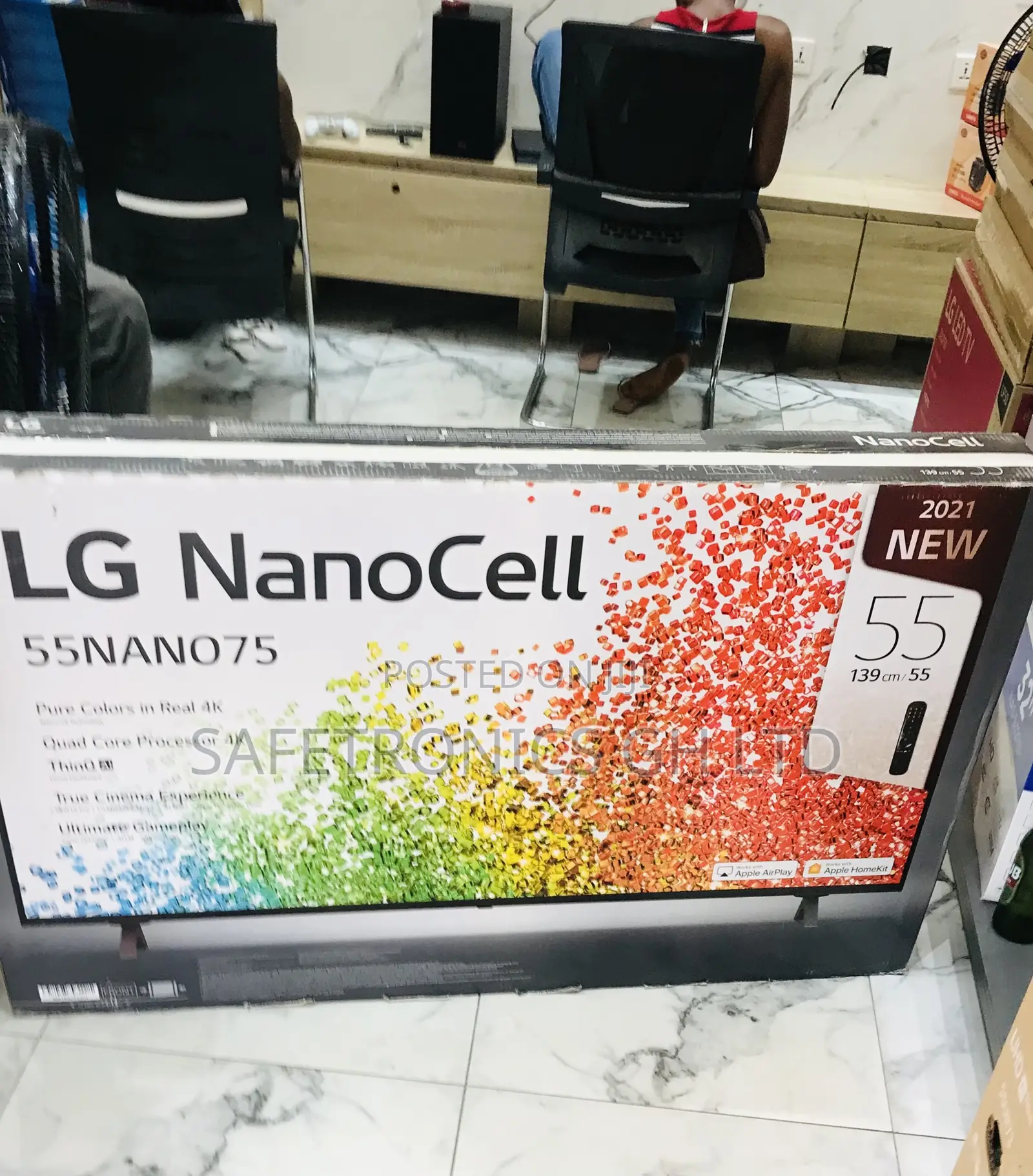 UHD Crystal LG 55 Inch Nano75 Nanocell Smartscreen Tv