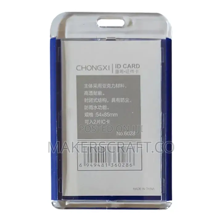 Plastic Id Holder