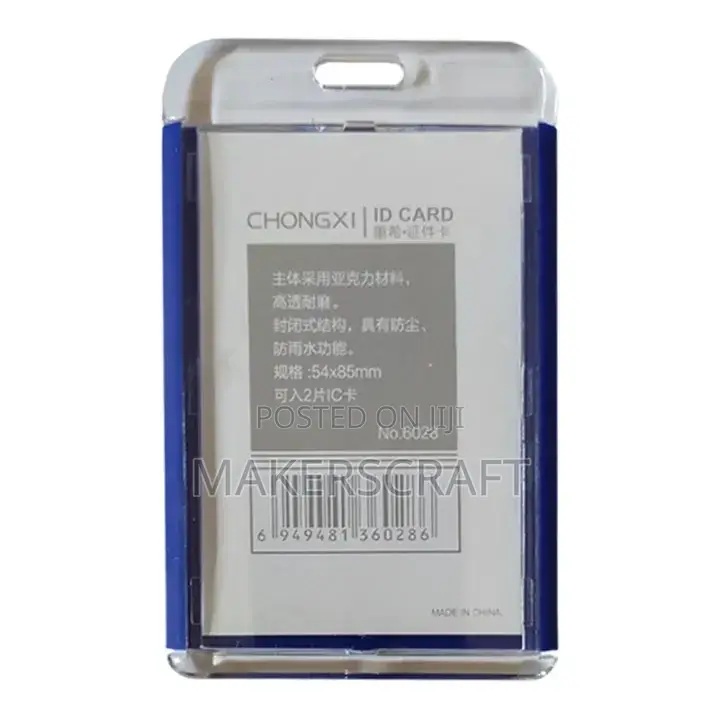 Plastic Id Holder