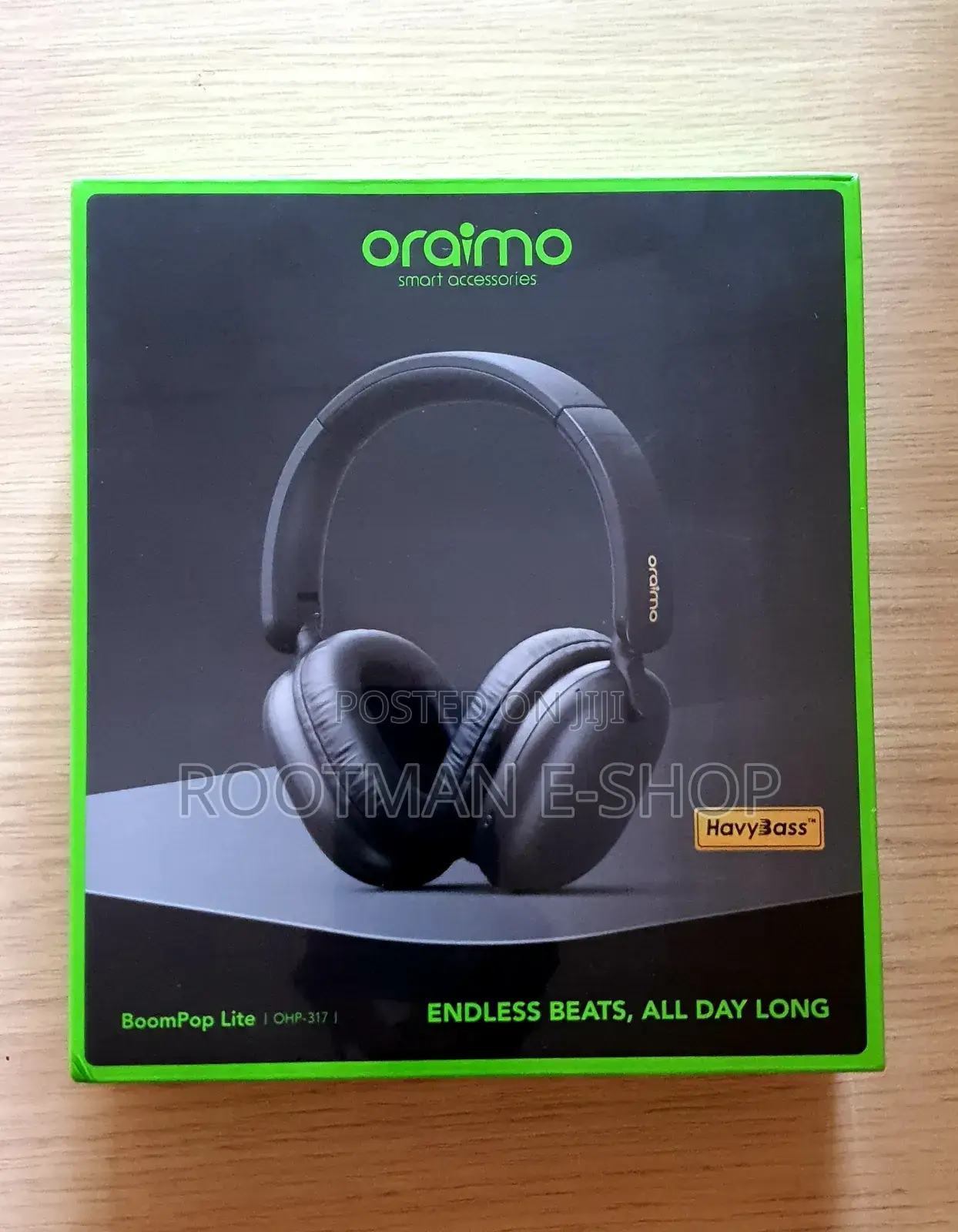 Oraimo Boompop Lite Enc Over-Ear Wireless Headphones