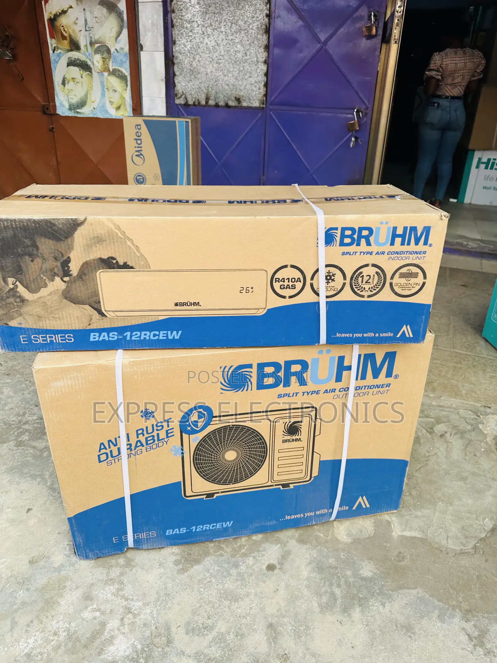 Dual Delight Split R410 Gas Bruhm 1.5hp