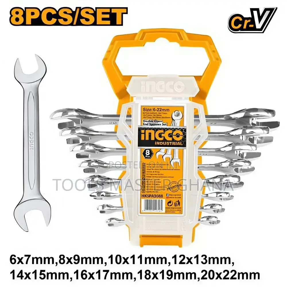 8pcs Double Open End Spanner Set - Hkspa2088