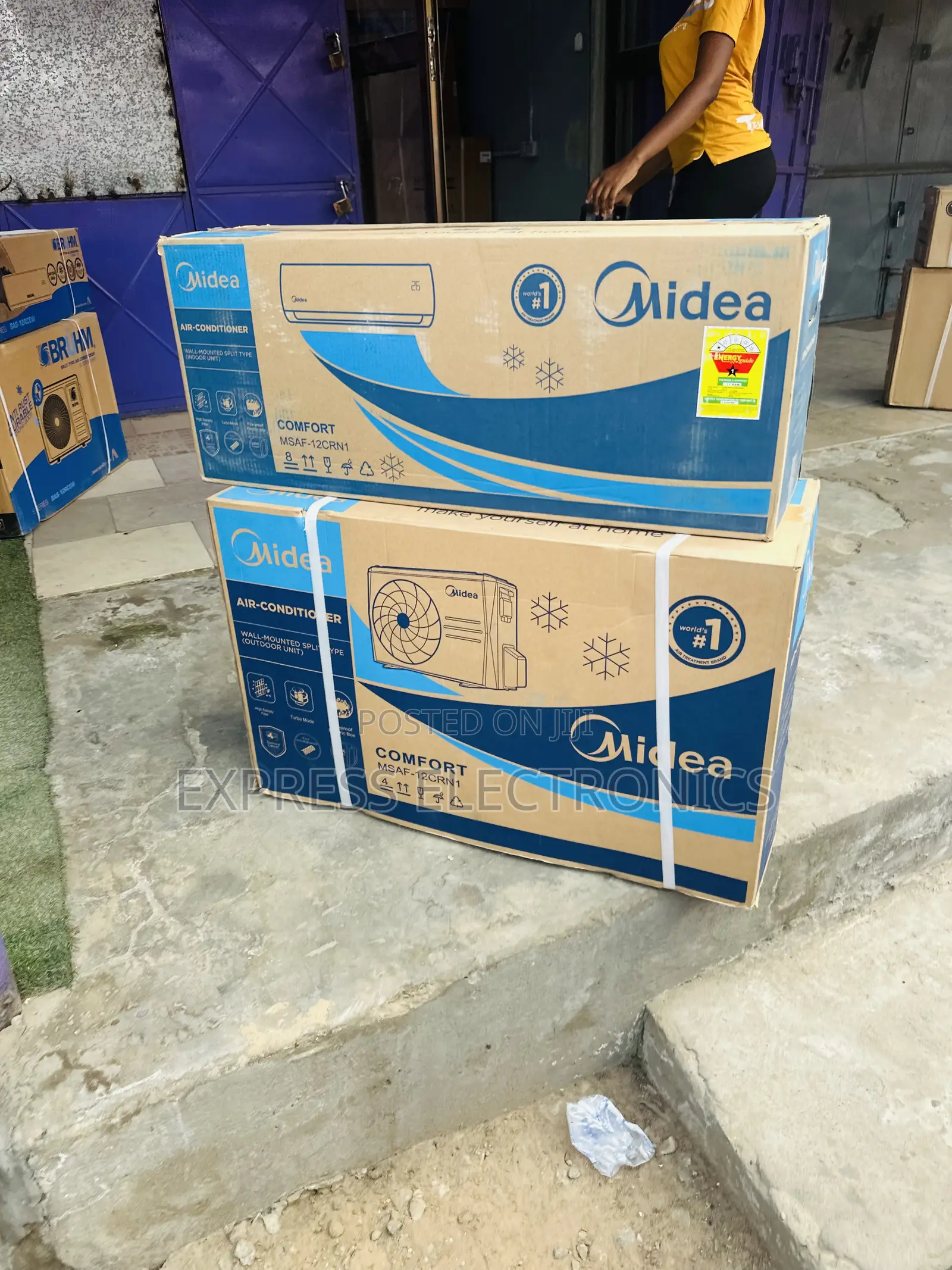 Time Mode Function Split Midea 1.5hp Air Conditioner 
