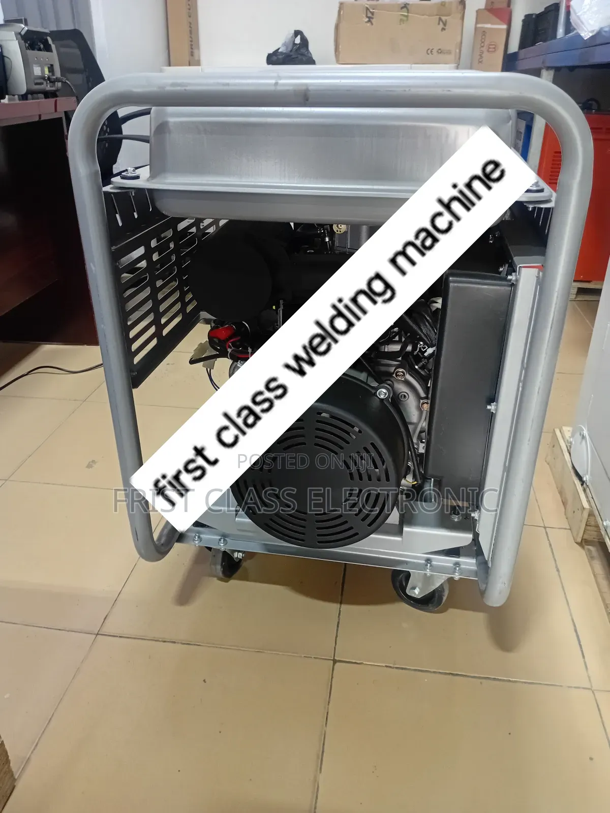 Silent Inventer Welding Machine With Less Diesel Intake