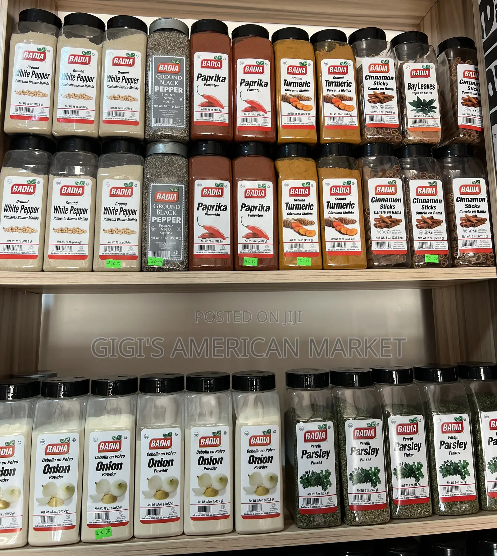 All Badia Spices. Big Size.